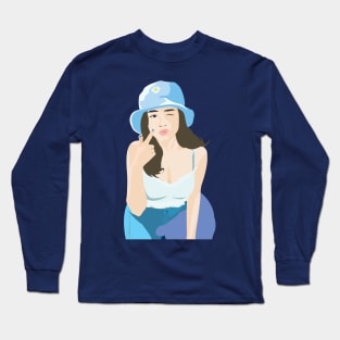 Pokimane Minimalist Long Sleeve T-Shirt